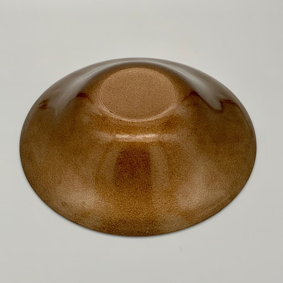 Red & Gold Glass Bowl, Large Size & EUC! - Picture 5 of 5